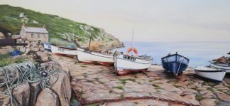 Awaiting Launch, Penberth Cove