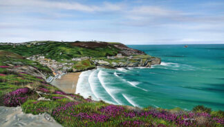Across Trevaunance Cove
