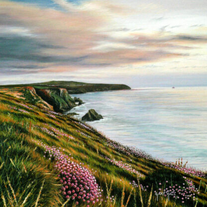Evening Sea Pinks, nr Trevellas