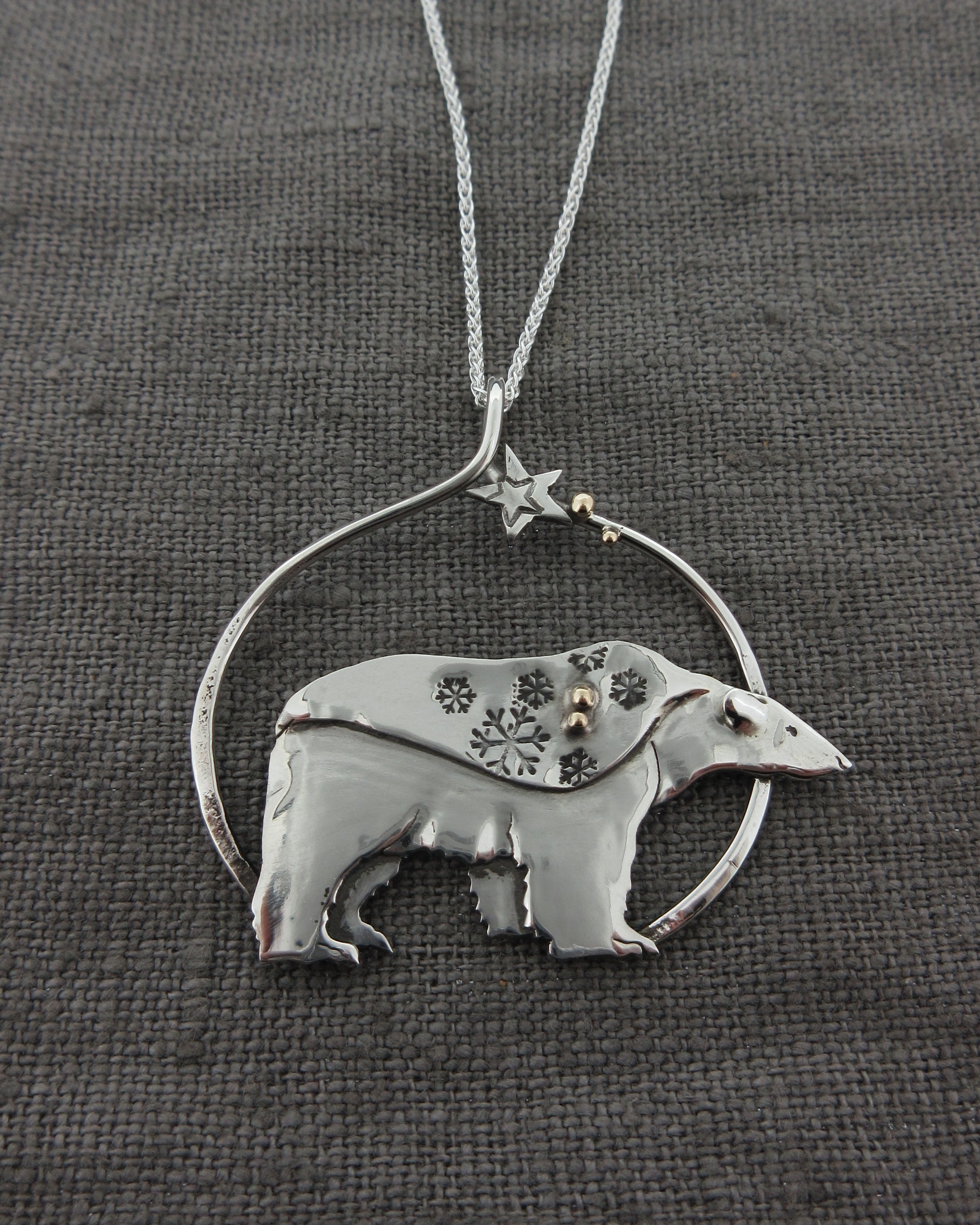Bear pendant on sale