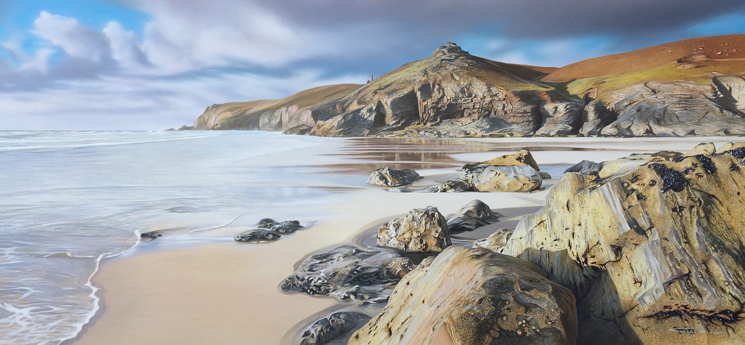 Evening retreat, Chapel Porth