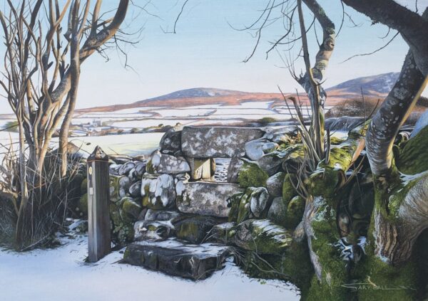 Approaching winters warmth, towards Trevega