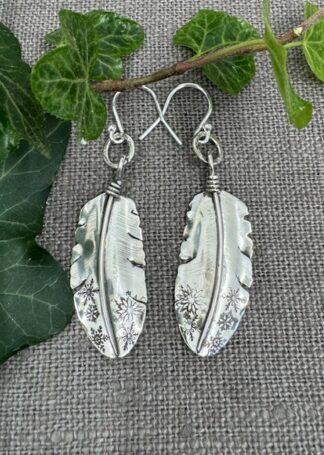 Swan & Snowflake Earrings