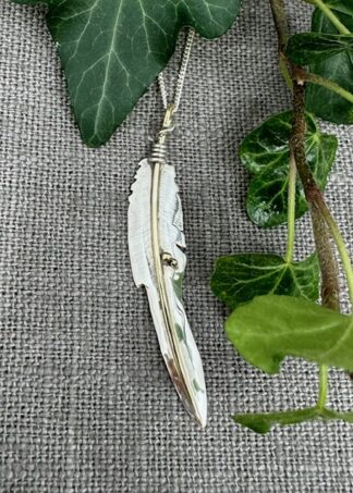 White Tailed Eagle Feather Pendant