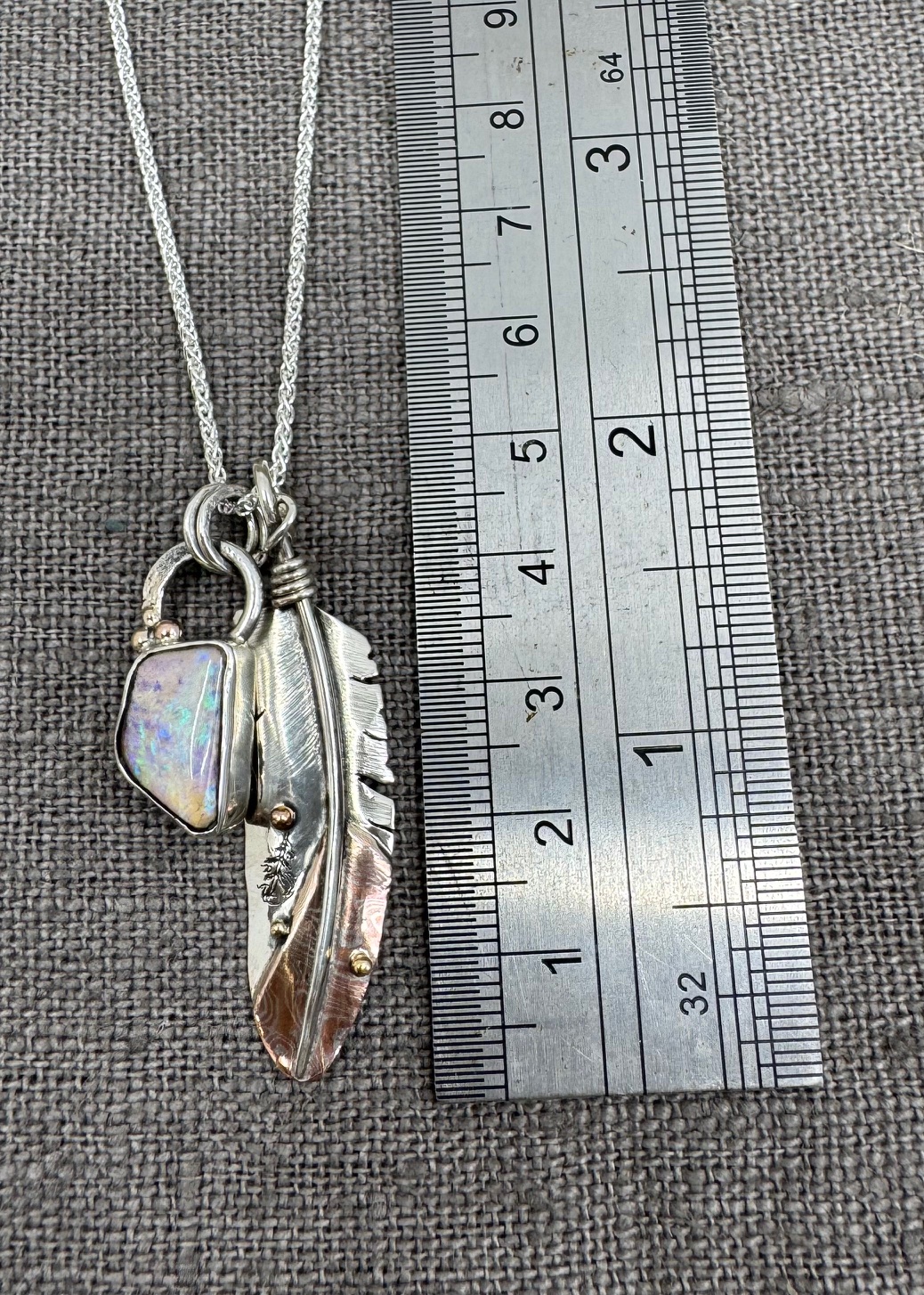 Small Boulder Opal Pendant - Image 2