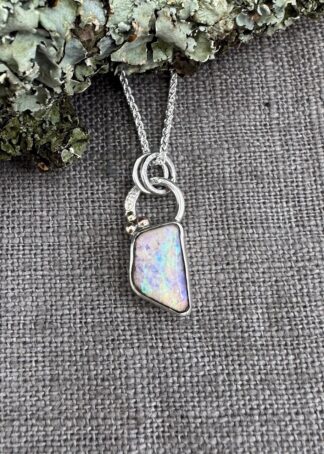 Small Boulder Opal Pendant