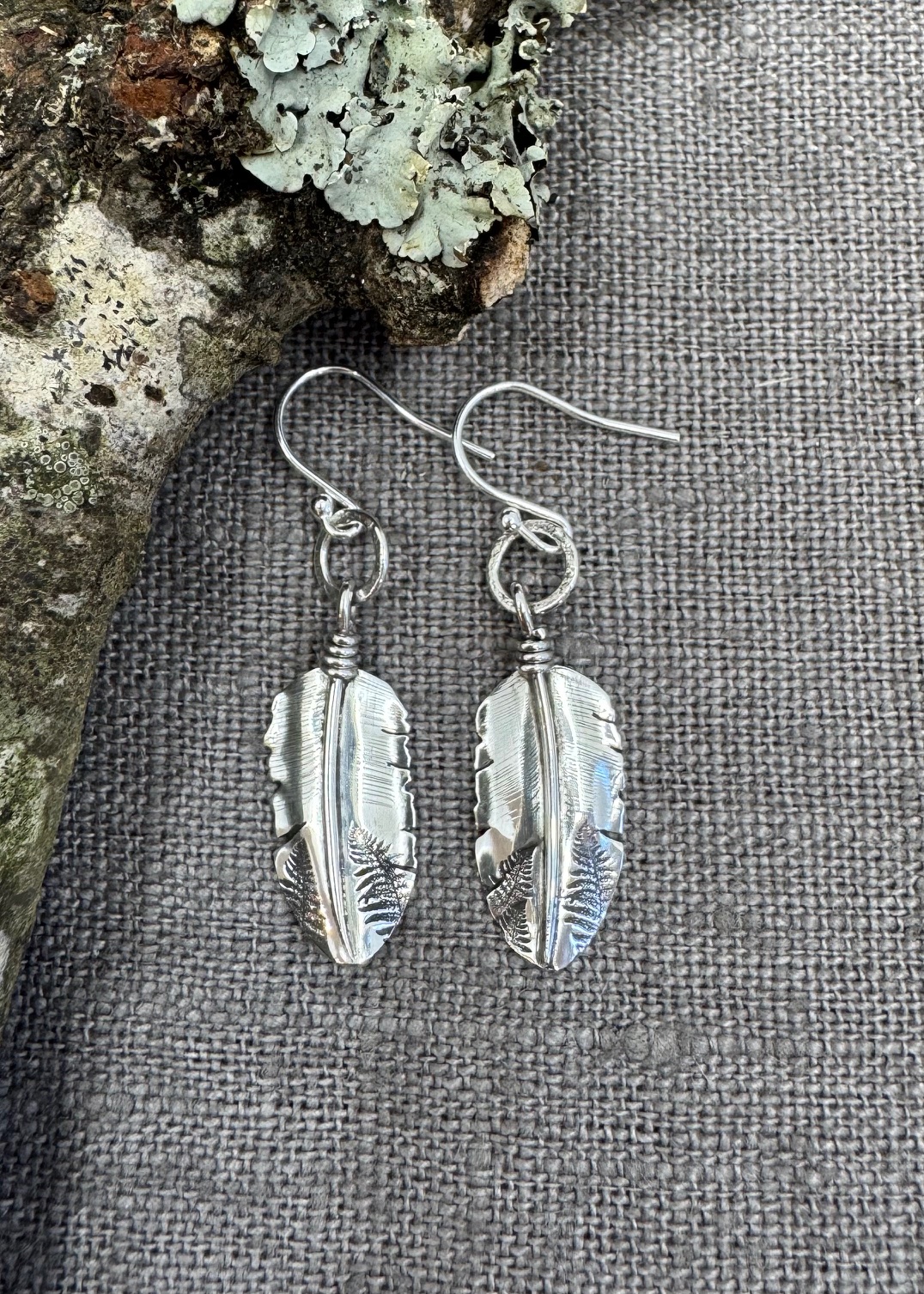 Feather & Fern Earrings