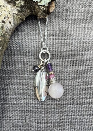 Swan Feather & Kunzite