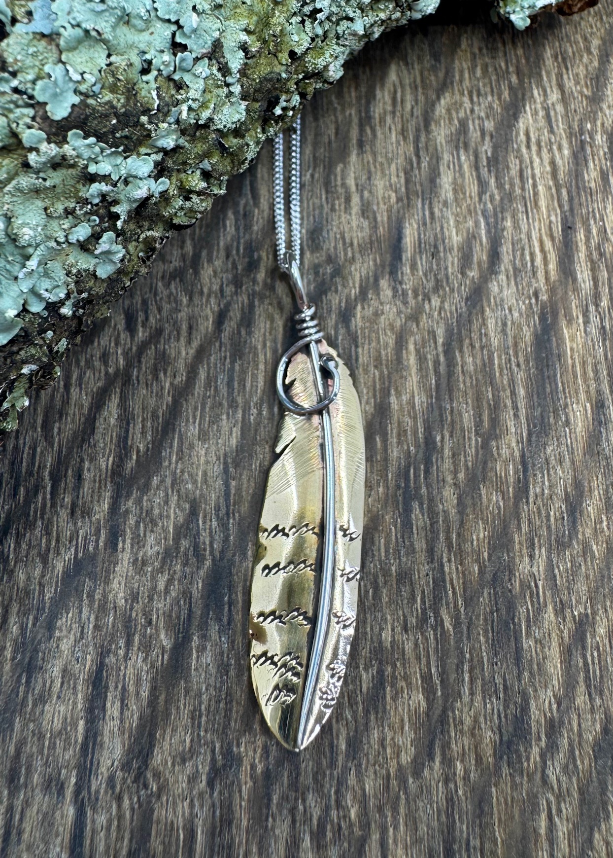 Curlew Brass Feather - Image 3