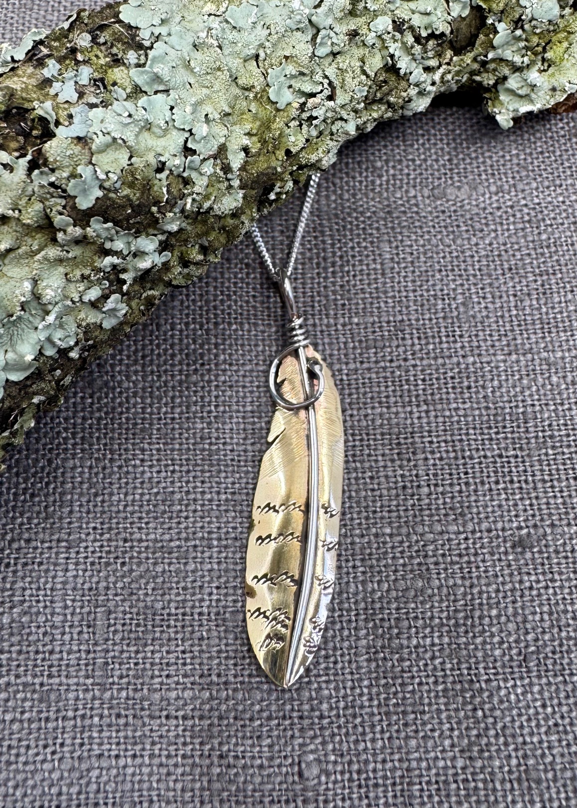 Curlew Brass Feather