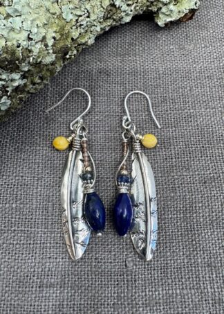 Curlew Feather Earrings