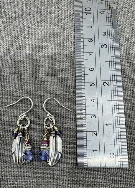 Swan Feathers with Tanzanite - Image 2